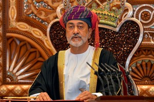 阿曼國王兼政府總理海賽姆。（圖源：路途社）
