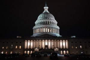 這是11月19日在美國華盛頓拍攝的國會大廈。（圖源：新華社）
