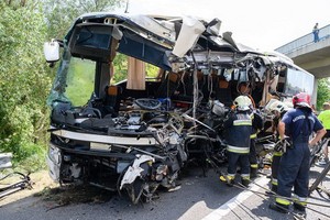 一起嚴重交通事故現場。（圖源：互聯網）