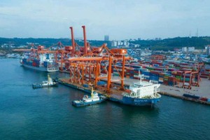 圖為柬埔寨西哈努克港一隅。（圖源：Getty Images）