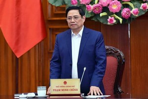 政府總理范明政主持會議。（圖源：越通社）