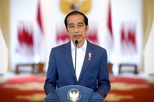 印尼總統佐科。（圖：suara.com）