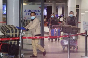 金邊機場一景。（圖：互聯網）