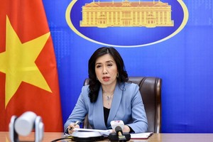 外交部發言人黎氏秋姮。（圖：紅阮）