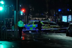 警方封鎖案發現場。（圖：AP）