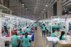 越南Victory International有限責任公司的工廠恢復生產活動。