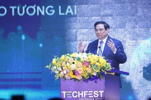 政府總理范明政在會上致開幕詞。（圖：文南）