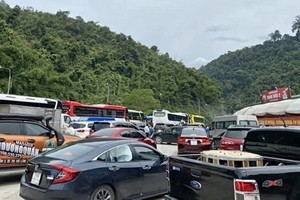 大勒週末遊客爆滿 「蕉」嶺交通堵塞