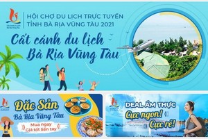 “2021年巴地-頭頓旅遊起飛”線上旅遊展宣傳海報。（圖：網站截圖）