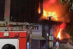 火警現場。（圖：廷明）