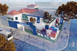 本市數字化轉型諮詢與輔助中心設計圖。