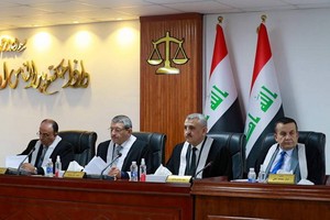 伊拉克聯邦最高法院27日批准了該國10月舉行的國民議會選舉的最終結果。（圖：AFP）