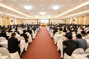 2020-2025年任期第十一次越南新聞工作者協會全國代表大會籌備會議現場。（圖：吳戎）