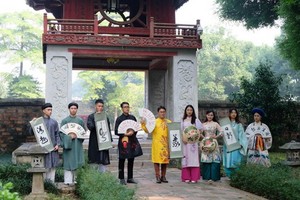 《古法新書》節目在文廟國子監錄影。