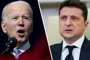 當地時間2日，美國總統拜登和烏克蘭總統澤連斯基進行了電話會談。（示意圖：互聯網）