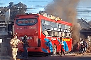 事故現場。（圖：視頻截圖）