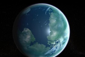 藝術家想像中地球化後的火星