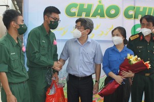 第五郡迎接 146 名完成軍事義務士兵