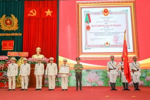 授章儀式現場。（圖：林英）