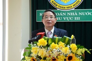 國會副主席阮德海在會議上發言。（圖：越通社）