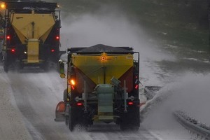 北卡羅來納州的掃雪機。（圖：AP）