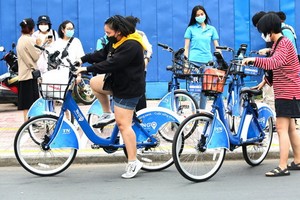 共享自行車日均使用人次達 2000。（圖：垂楊）