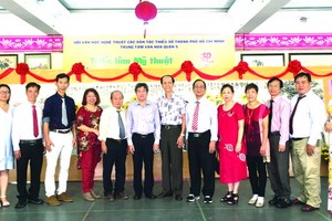 市各民族文學藝術協會元宵節書畫家交流活動。