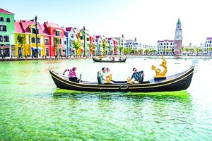 吸引國內外遊客的富國島。