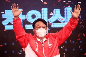 韓國最大在野黨總統候選人尹錫悅。（圖：路透社）