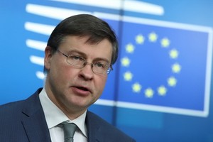 歐盟委員會執行副主席東布羅夫斯基斯。（圖：互聯網）