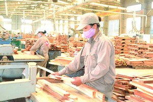 木製品生產線。