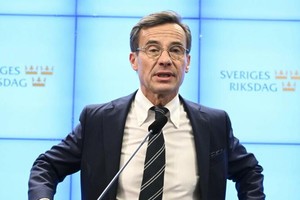 瑞典溫和聯合黨主席烏爾夫‧亞爾馬‧克里斯特松當選新一任瑞典首相。（圖：路透社）