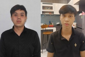 被捉獲的兩名嫌犯陳高明（左）與陳文福。（圖：警方提供）