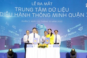 第三郡數據庫與智慧調度中心成立儀式。（圖：武平）