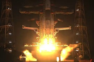 LVM3運載火箭將36顆通信衛星成功送入預定軌道。（圖：ISRO）