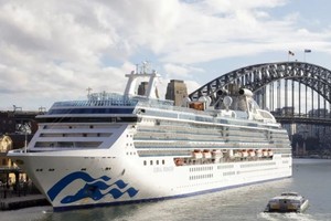 “珊瑚公主”號郵輪。（圖：互聯網）