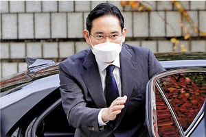 李在鎔27日升任三星電子會長。（圖：AP）