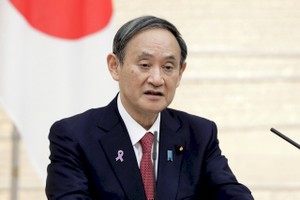 日本前首相菅義偉。（圖：路透社）