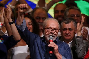 盧拉當選巴西下任總統，承諾團結國家。（圖：路透社）