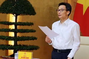 政府副總理武德膽主持會議。（圖：VGP）