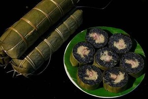 老街省北河縣黑粽子。