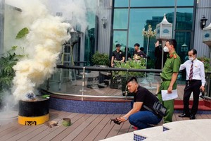 市中心區消防演習