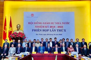 2018-2023年任期國家教授委員會第十次會議全體成員合照。（圖：國家教授委員會）