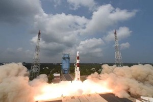 印度使用PSLV-C54型極地衛星運載火箭成功發射了9顆衛星。（圖：ISRO）