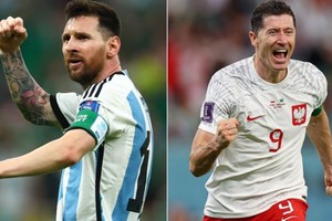 梅西與萊萬生死一戰。（圖：互聯網）