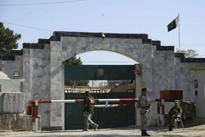 恐怖組織“伊斯蘭國”宣稱，對巴基斯坦駐阿富汗大使館（圖）遇襲事件承認責任。 （圖取自推特@NepCorres）