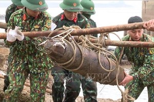 逾百公斤重炸彈獲安全遷離