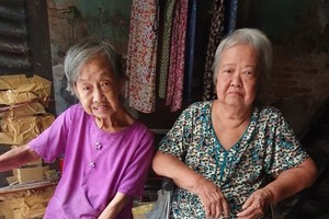 胡麗娟（左）和妹妹胡麗珠。