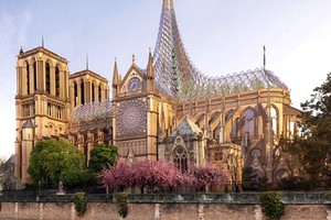 巴黎聖母院將在2024年“重生”。（圖：VINCENT CALLEBAUT ARCHITECTURES）