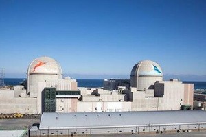 左起依次是新韓蔚1號、2號機組。（圖：互聯網）